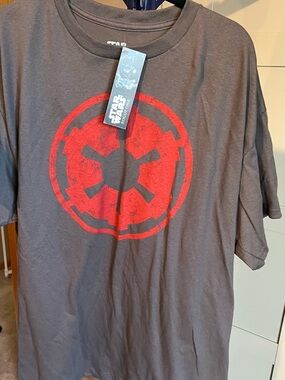 Fifth Sun Gray Short Sleeve Tee with Red Imperial Crest